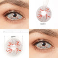 Sclera Blanco con venas