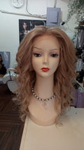 Peluca de Cabello 100% Natural Lacefront Rubia Ceniza