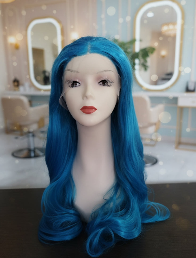 Peluca Sintética Celeste Lace Front 70 a 75 cm