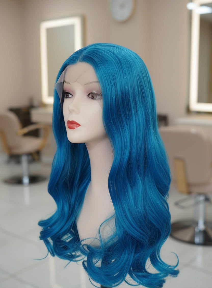 Peluca Sintética Celeste Lace Front 70 a 75 cm
