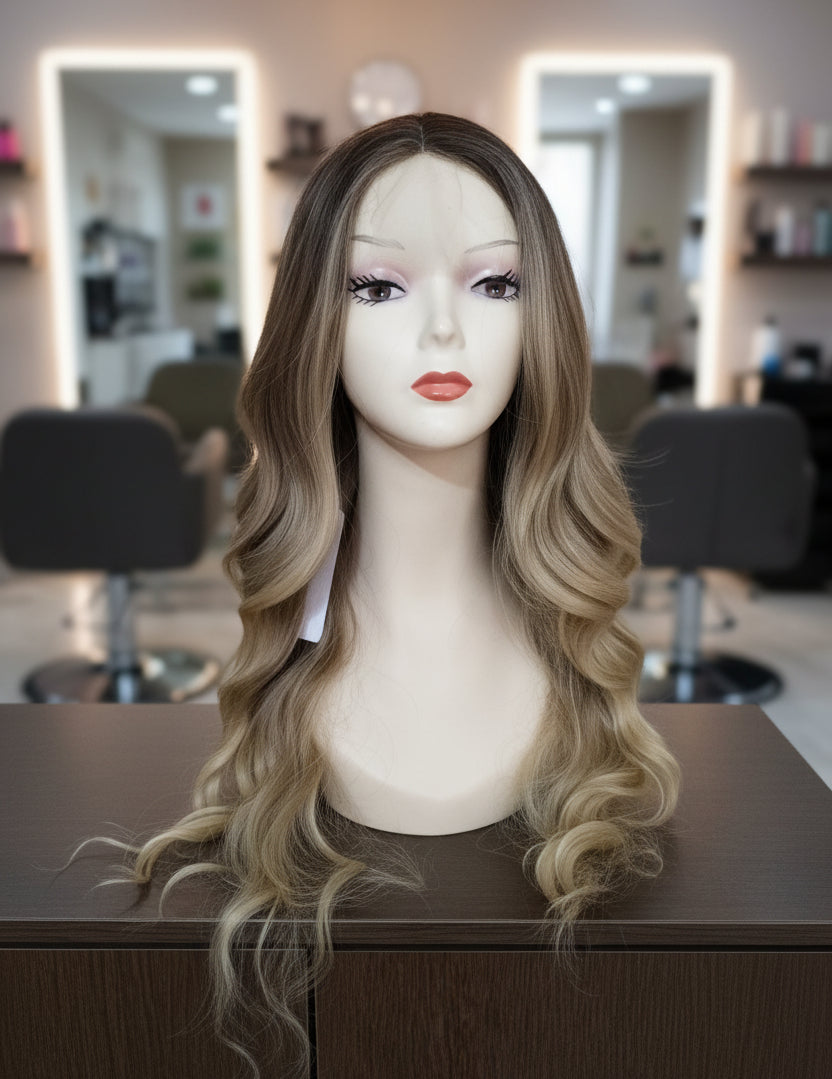 Peluca Sintética Balayage Lace Front