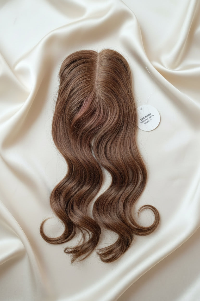 Topper natural color castaño