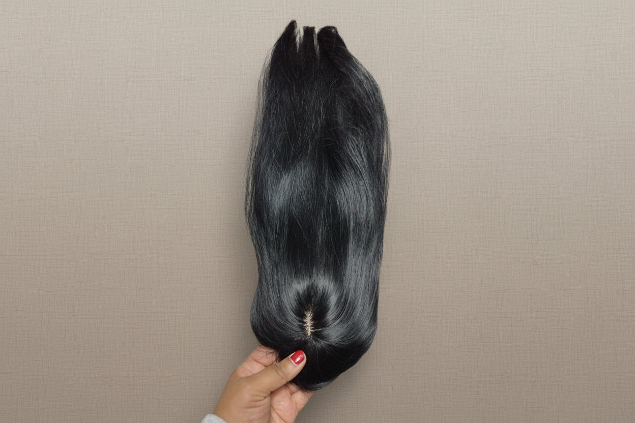 Topper sintetico color negro con cerquillo 50 cm