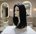 Topper sintetico color negro con cerquillo 50 cm