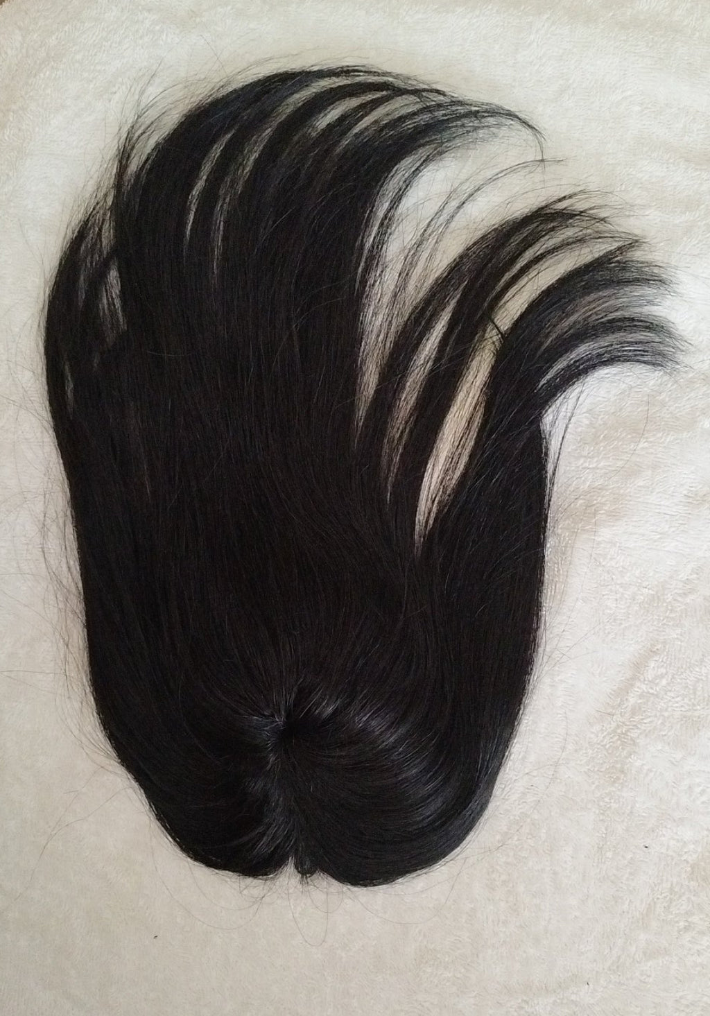 Topper natural 100% humano 30 cm sin cerquillo
