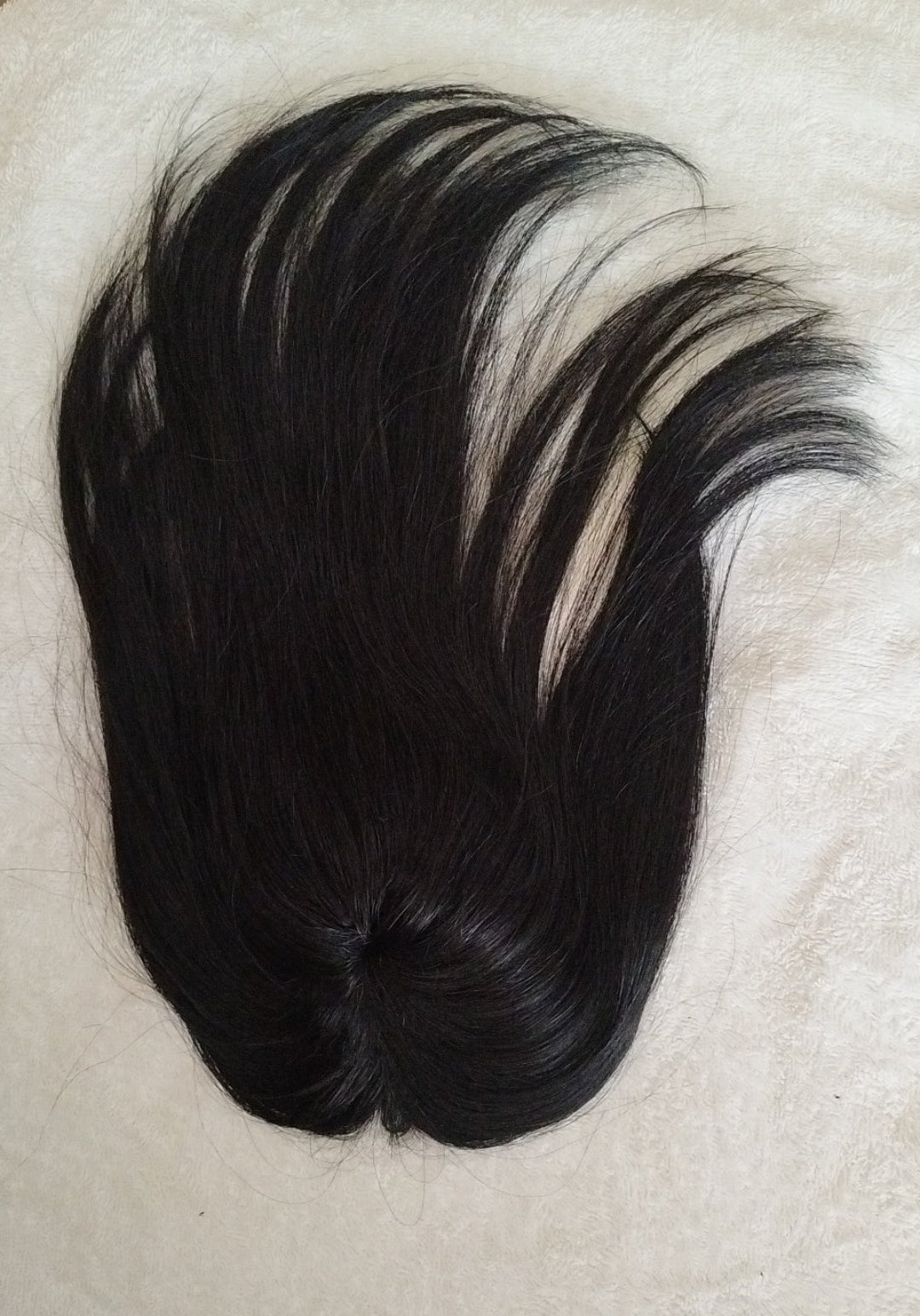 Topper natural 100% humano 30 cm sin cerquillo