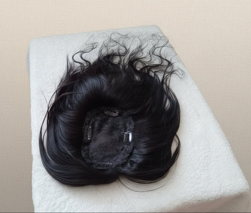 Topper de Cabello 100% Natural sin Cerquillo 30-35 cm