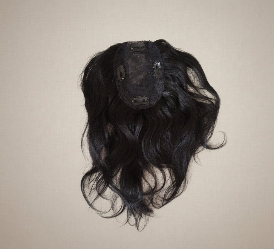 Topper de Cabello 100% Natural sin Cerquillo 30-35 cm
