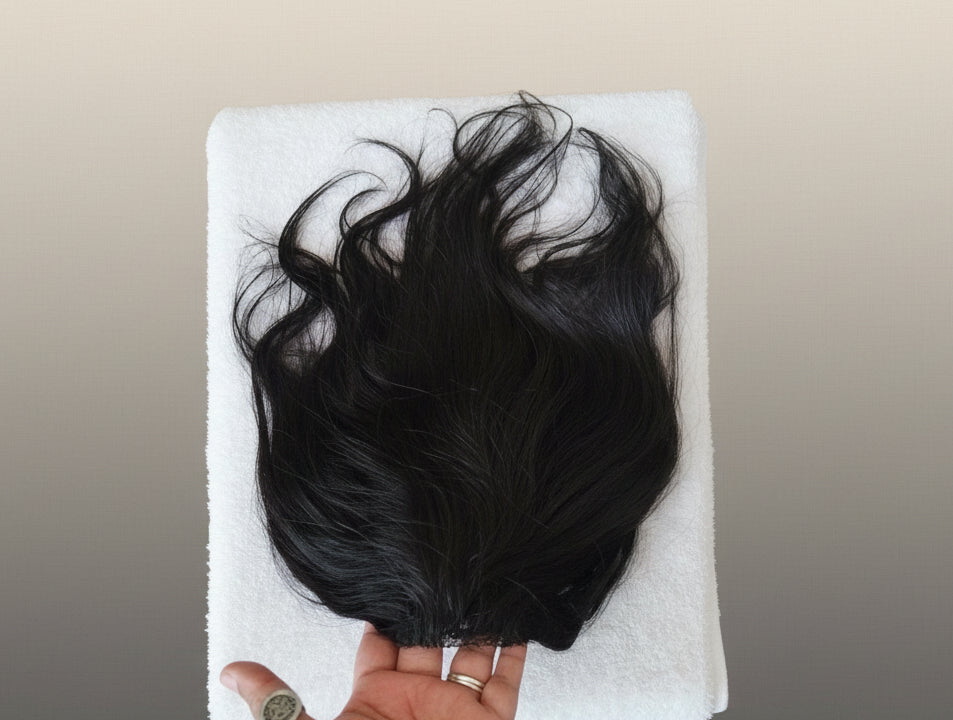 Topper de Cabello 100% Natural sin Cerquillo 30-35 cm