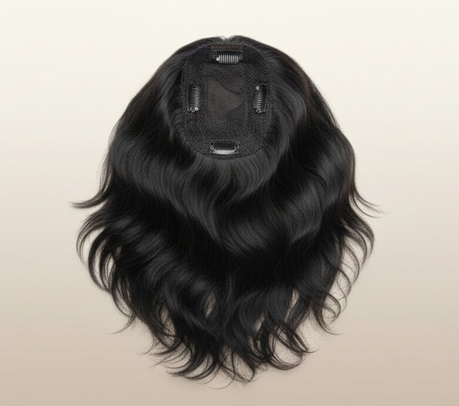 Topper de Cabello 100% Natural sin Cerquillo 30-35 cm