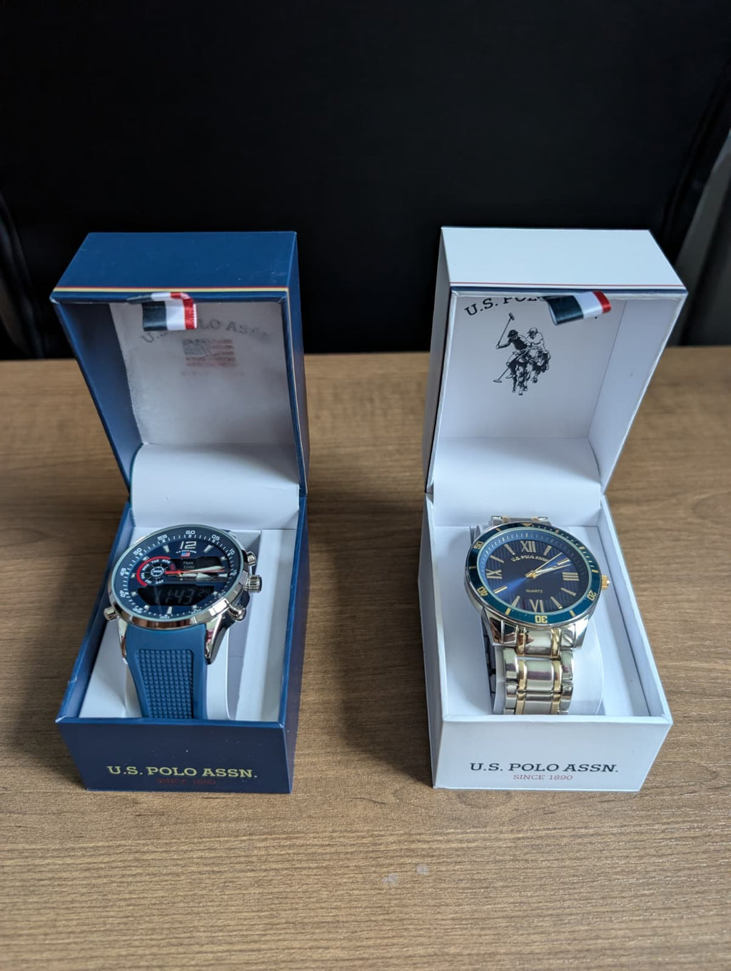 Reloj digital y analogico U.S. Polo ASSN. Pantalla dual analógica-digital con cristal mineral resistente a arañazos