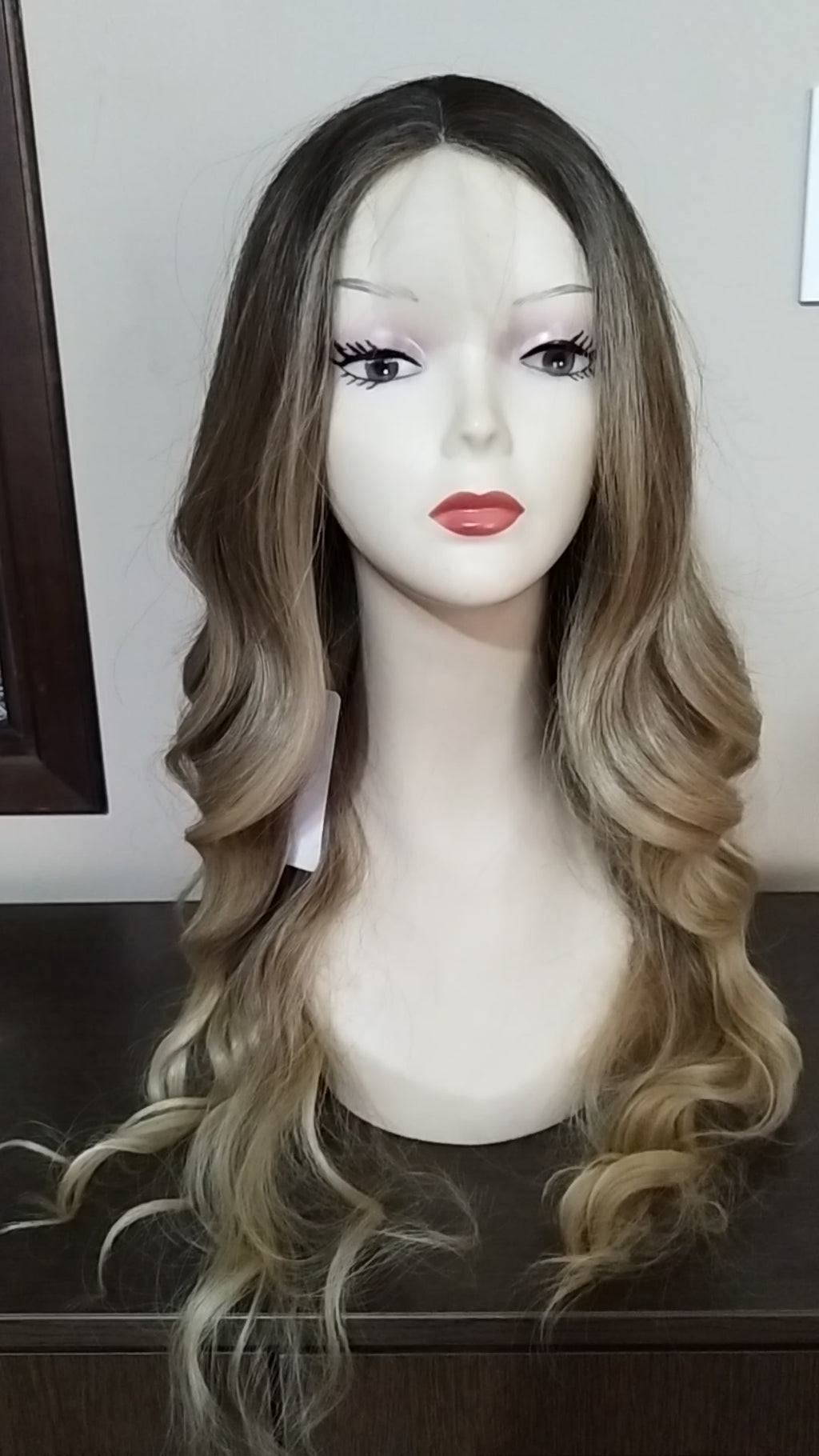 Peluca Sintética Balayage Lace Front