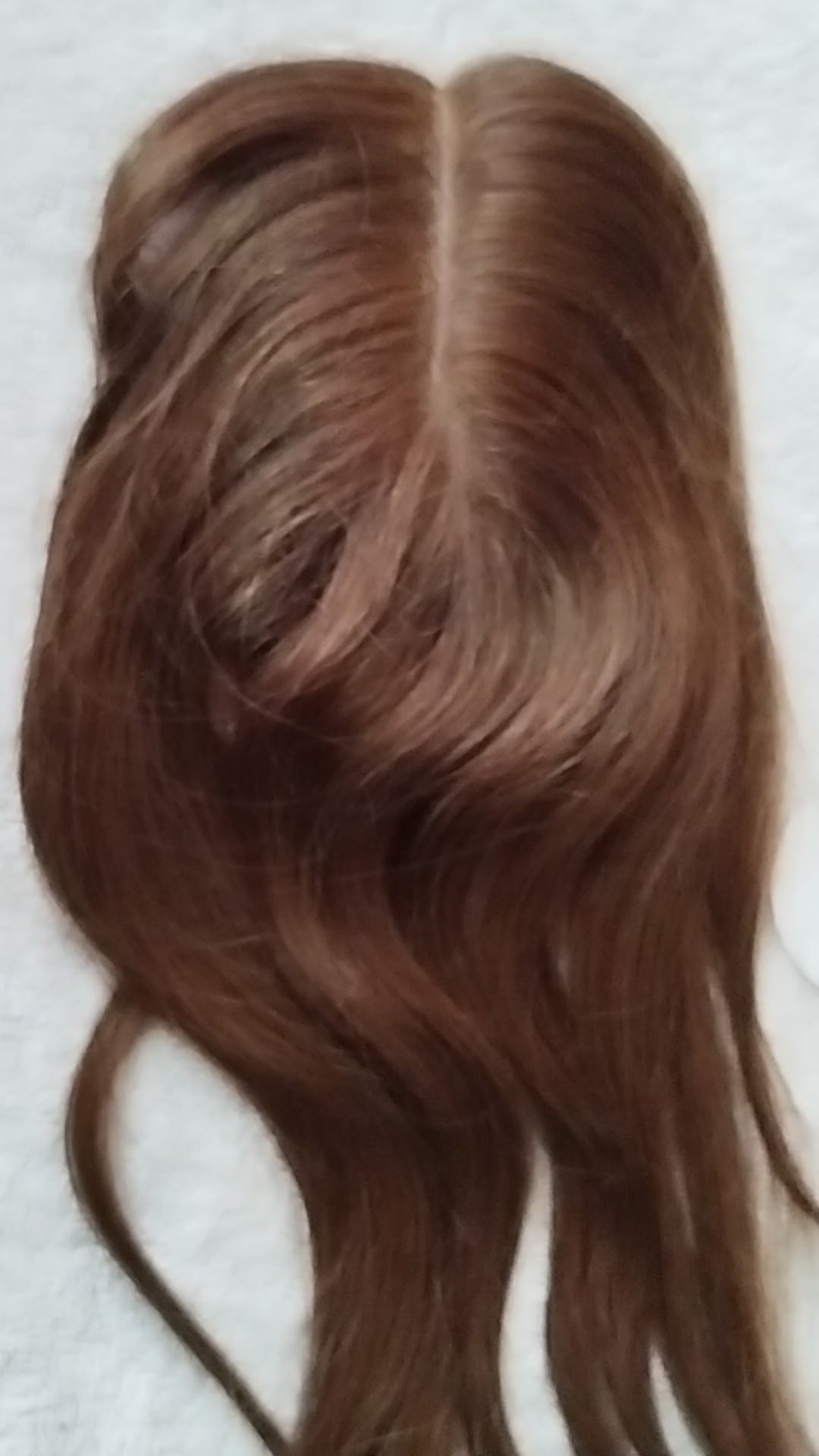 Topper natural color castaño