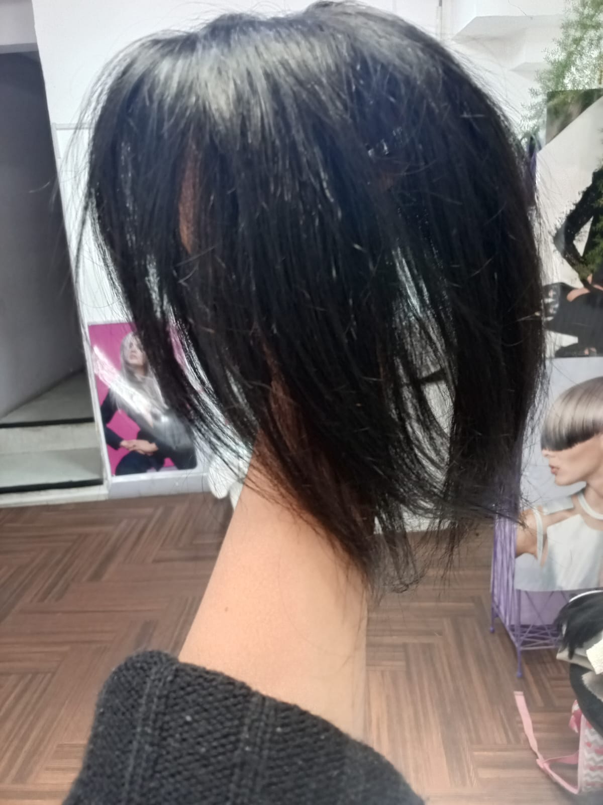 Topper de cabello 100% humano, 25 a 30 cm, color castaño oscuro